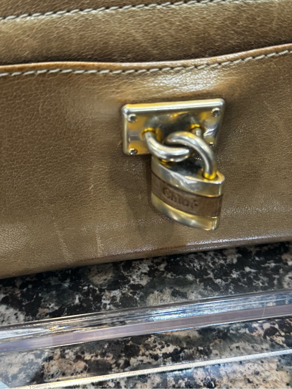 Chloe Paddington Long PORTEFEUIL Gold wallet - Picture 4 of 13